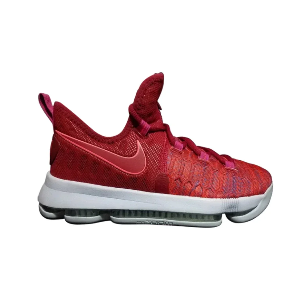 Nike‎ Zoom KD 9 GS Sneakers 855908-666 University Red/Palest Purple Size 7Y